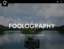 Tablet Screenshot of foolography.com